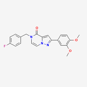 2-(3,4-dimethoxyphenyl)-5-(4-fluorobenzyl)pyrazolo[1,5-a]pyrazin-4(5H)-one
