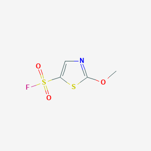 molecular formula C4H4FNO3S2 B2696821 2-甲氧基-1,3-噻唑-5-磺酰氟 CAS No. 1934464-25-1