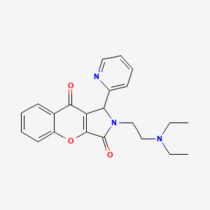 2-(2-(Diethylamino)ethyl)-1-(pyridin-2-yl)-1,2-dihydrochromeno[2,3-c]pyrrole-3,9-dione