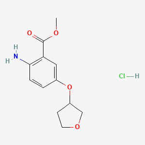 Methyl 2-amino-5-(oxolan-3-yloxy)benzoate hydrochloride
