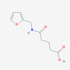 molecular formula C10H13NO4 B2696843 4-[(Furan-2-ylmethyl)-carbamoyl]-butyric acid CAS No. 186320-10-5