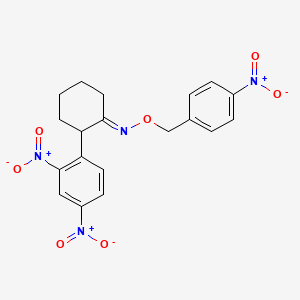 2-(2,4-dinitrophenyl)cyclohexanone O-(4-nitrobenzyl)oxime