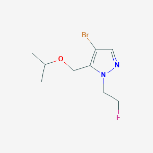 4-bromo-1-(2-fluoroethyl)-5-(isopropoxymethyl)-1H-pyrazole