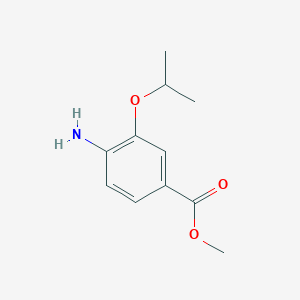 molecular formula C11H15NO3 B2696903 Methyl 4-amino-3-isopropoxybenzoate CAS No. 681465-85-0