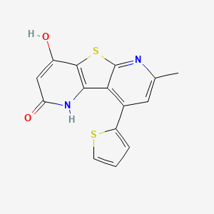 4-hydroxy-7-methyl-9-(thiophen-2-yl)thieno[2,3-b:4,5-b']dipyridin-2(1H)-one