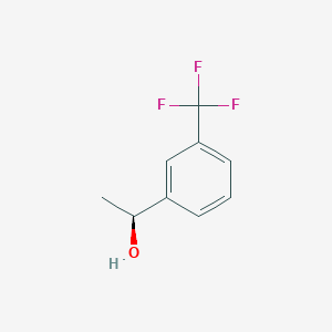 molecular formula C9H9F3O B2696934 (S)-1-(3-(Trifluoromethyl)phenyl)ethanol CAS No. 454-91-1; 96789-80-9