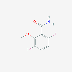 molecular formula C8H7F2NO2 B2696939 3,6-Difluoro-2-methoxybenzamide CAS No. 1261439-98-8
