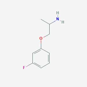 molecular formula C9H12FNO B2696949 1-(2-氨基丙氧基)-3-氟苯 CAS No. 167087-56-1