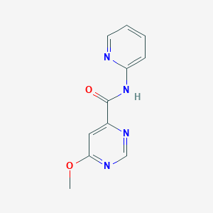 6-methoxy-N-(pyridin-2-yl)pyrimidine-4-carboxamide