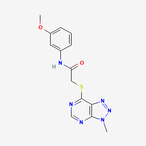 N-(3-methoxyphenyl)-2-((3-methyl-3H-[1,2,3]triazolo[4,5-d]pyrimidin-7-yl)thio)acetamide