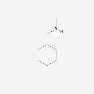 molecular formula C9H19N B2696966 甲基[(4-甲基环己基)甲基]胺 CAS No. 1342108-55-7