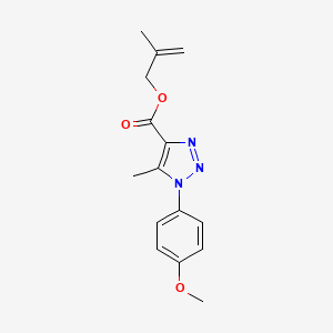 2-Methylprop-2-enyl 1-(4-methoxyphenyl)-5-methyltriazole-4-carboxylate