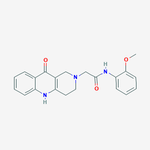 N-(2-methoxyphenyl)-2-(10-oxo-3,4-dihydrobenzo[b][1,6]naphthyridin-2(1H,5H,10H)-yl)acetamide