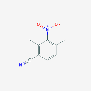 molecular formula C9H8N2O2 B2697054 2,4-Dimethyl-3-nitrobenzonitrile CAS No. 39053-46-8