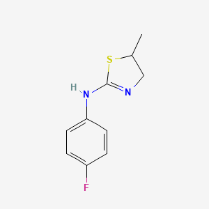 N-(4-Fluorophenyl)-5-methyl-4,5-dihydro-1,3-thiazol-2-amine