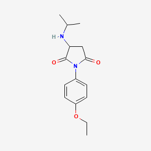 1-(4-Ethoxyphenyl)-3-(isopropylamino)pyrrolidine-2,5-dione