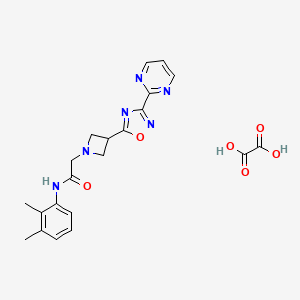 N-(2,3-dimethylphenyl)-2-(3-(3-(pyrimidin-2-yl)-1,2,4-oxadiazol-5-yl)azetidin-1-yl)acetamide oxalate