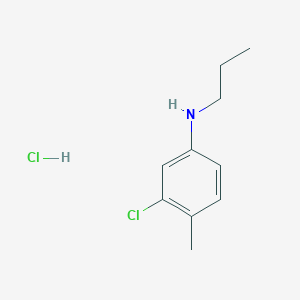 3-Chloro-4-methyl-N-propylaniline hydrochloride