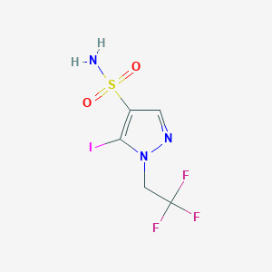 5-Iodo-1-(2,2,2-trifluoroethyl)pyrazole-4-sulfonamide