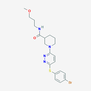 1-(6-((4-bromophenyl)thio)pyridazin-3-yl)-N-(3-methoxypropyl)piperidine-3-carboxamide