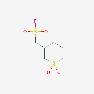 (1,1-Dioxo-1lambda6-thian-3-yl)methanesulfonyl fluoride