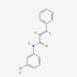 molecular formula C15H13NO2 B2697204 N-(3-Hydroxyphenyl)Cinnamamide CAS No. 23478-25-3; 616227-75-9