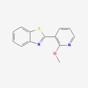 molecular formula C13H10N2OS B2697205 2-(2-Methoxypyridin-3-yl)-1,3-benzothiazole CAS No. 339112-74-2