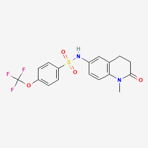 N-(1-methyl-2-oxo-1,2,3,4-tetrahydroquinolin-6-yl)-4-(trifluoromethoxy)benzenesulfonamide