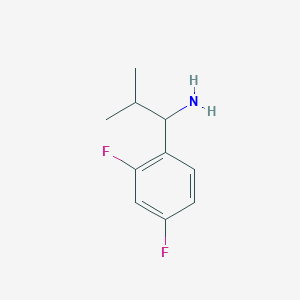 1-(2,4-Difluorophenyl)-2-methylpropan-1-amine