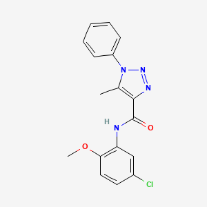 N-(5-chloro-2-methoxyphenyl)-5-methyl-1-phenyl-1H-1,2,3-triazole-4-carboxamide