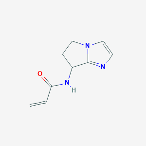 molecular formula C9H11N3O B2697282 N-(6,7-Dihydro-5H-pyrrolo[1,2-a]imidazol-7-yl)prop-2-enamide CAS No. 2411315-19-8