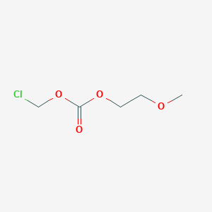 molecular formula C5H9ClO4 B2697292 Chloromethyl 2-methoxyethyl carbonate CAS No. 432037-32-6