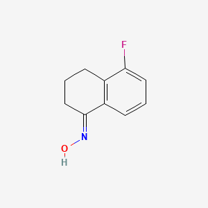 B2697429 (E)-5-fluoro-3,4-dihydronaphthalen-1(2H)-one oxime CAS No. 911825-56-4