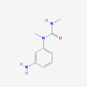molecular formula C9H13N3O B2697454 1-(3-氨基苯基)-1,3-二甲基脲 CAS No. 1545161-09-8