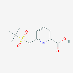 6-(Tert-butylsulfonylmethyl)pyridine-2-carboxylic acid