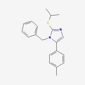 1-benzyl-2-(isopropylthio)-5-(p-tolyl)-1H-imidazole
