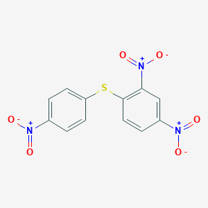 molecular formula C12H7N3O6S B269746 2,4-Dinitro-1-[(4-nitrophenyl)sulfanyl]benzene 