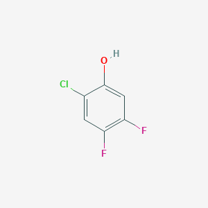 molecular formula C6H3ClF2O B2697509 2-Chloro-4,5-difluorophenol CAS No. 2267-98-3