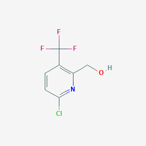 molecular formula C7H5ClF3NO B2697564 (6-Chloro-3-(trifluoromethyl)pyridin-2-yl)methanol CAS No. 1564493-51-1