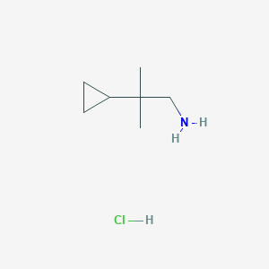 2-Cyclopropyl-2-methylpropan-1-amine hydrochloride