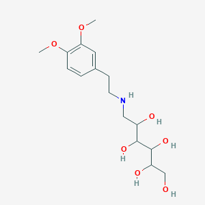 6-[2-(3,4-Dimethoxyphenyl)ethylamino]hexane-1,2,3,4,5-pentol
