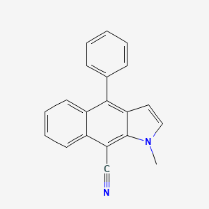 1-methyl-4-phenyl-1H-benzo[f]indole-9-carbonitrile