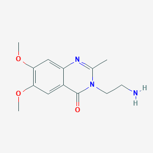 3-(2-aminoethyl)-6,7-dimethoxy-2-methylquinazolin-4(3H)-one