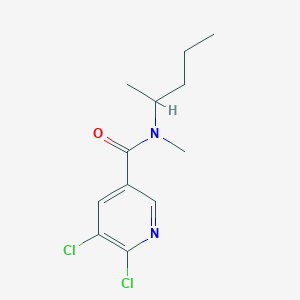 5,6-dichloro-N-methyl-N-pentan-2-ylpyridine-3-carboxamide