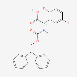 2-(2,5-difluorophenyl)-2-{[(9H-fluoren-9-ylmethoxy)carbonyl]amino}acetic acid