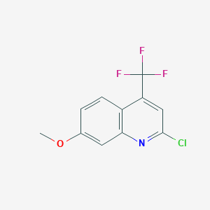 molecular formula C11H7ClF3NO B2697611 2-氯-7-甲氧基-4-(三氟甲基)喹啉 CAS No. 852062-05-6