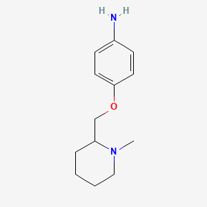 4-(1-Methyl-piperidin-2-ylmethoxy)-phenylamine