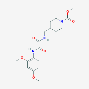 Methyl 4-((2-((2,4-dimethoxyphenyl)amino)-2-oxoacetamido)methyl)piperidine-1-carboxylate