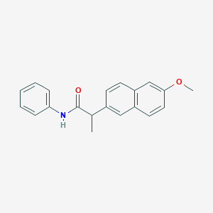 molecular formula C20H19NO2 B269770 2-(6-methoxy-2-naphthyl)-N-phenylpropanamide 