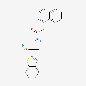 N-(2-(benzo[b]thiophen-2-yl)-2-hydroxypropyl)-2-(naphthalen-1-yl)acetamide